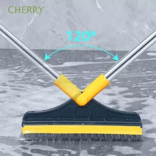 CHERRY Household Cleaning Brush Swimming pool V-shaped Crevice Brush Home Supplies Professional 2 In 1 Adjustable Wet And Dry Window Groove Cleaning/Multicolor