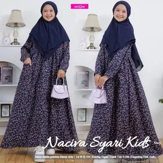 NADIRA SYARI KIDS/GAMIS SYARI ANAK KHIMAR