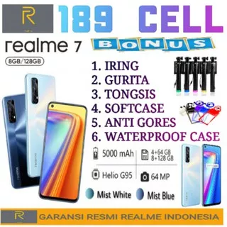 REALME 7 RAM 8/128 GB | REALME 6 RAM 8/128 | REALME6 8/128 GARANSI RESMI REALME INDONESIA