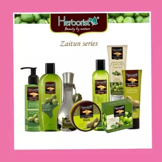 HERBORIST Zaitun Series -  Body Lotion / Minyak Zaitun / Body Wash / Shampoo / Sabun Wajah