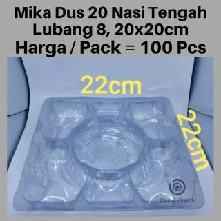 Mika Dus Nasi 20cm [KD2] Nasi Tengah / Mika KD2 / Mika Nasi 20cm / Mika Dos Nasi