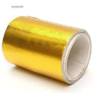 Heat Shield Wrap Tape Air Intake Fiberglass Gold Heat Insulation GMJJ3946