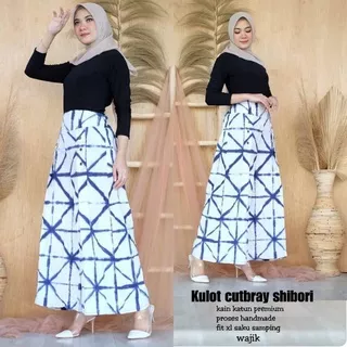 KULOT SHIBORI.KLOT BATIK ROK KERJA .ROK PANJANG ROK BATIK