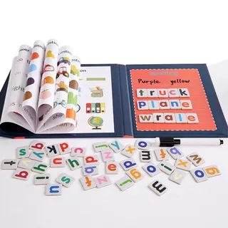 Mainan Edukasi Magnetic Spelling Game Travel