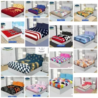 Sprei california 180x200/king/no 1 motif bola/abstrak/karakter:Liverpool,barcelona,manchester united,Real madrid,Blooming/marie cat,Olaf/frozen,mickey mouse,Star & stripe/Bendera amerika,Paris/eiffel,Megumi/abstrak pink,Geo,puzzle,owls