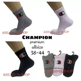 kaos kaki sport champion tebal /champion sock tebal premium/Kaos kaki olahraga 3/4