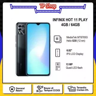 Infinix Hot 11 Play 4/64 GB Garansi Resmi