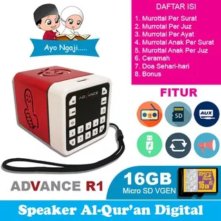 Speaker Murottal Al Quran, Digital Al-Quran, Speaker advance R1