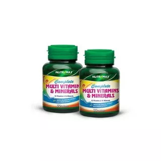 NUTRIMAX Complete MULTIVITAMINS & MINERALS 30 60 Tablet BPOM