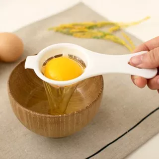 Friendly handle egg divider tool for breakfast egg separator mini gadgets