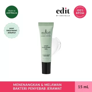 Sukin Blemish Control Spot Banishing Gel - 15 ml - Obat / Krim Totol Jerawat - Skincare