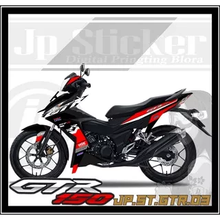 GTR STICKER STRIPING GTR 150 STIKER MOTOR HONDA SUPRA GTR 150 LIST VARIASI HOLOGRAM JP 03