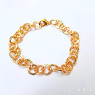 Gelang Tangan Xuping Rantai cantik fashion premium elegant gold lapis emas 18k JS3110201113