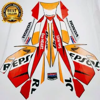 striping honda blade repsol 2012 list body motor standar kualitas terbaik ter murah