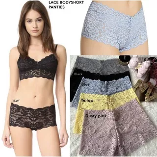 (BUY 3: 50RB) VS Lace Boyshorts Panties - Celana Dalam Wanita - Women Lace Underwear - Original Branded