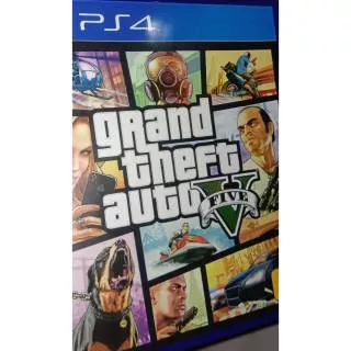 Game PS4 Grand Theft Auto V atau GTA 5 yang sangat terkenal bagus dan seru. Kondisi bagus