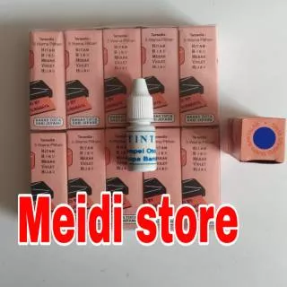 Tinta stempel otomatis / Tinta otomatis / Tinta Manis/ Tinta stempel  Biru / tinta tanpa bantalan