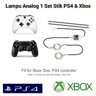 Lampu Analog Stik PS4 1 Set Plus Topi Jamur Transparant