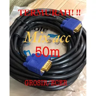 KABEL VGA 50M HIGH QUALITY (GOLD PLATED) / VGA 50 METER / VGA 50 M VGA