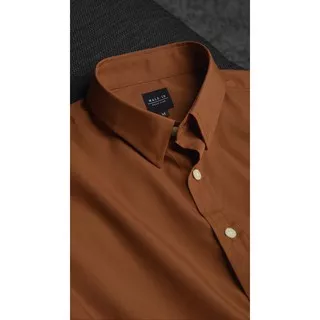 Elgant Basic Shirt  Brown White Black