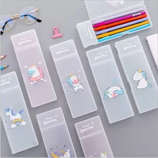 KOTAK PENSIL UNICORN 2 SPACE / PENCIL CASE UNICORN BOX