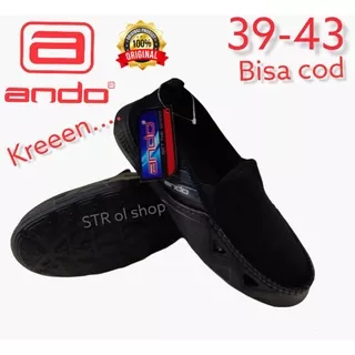 SEPATU ANDO SCOOTER//SEPATU SLIP ON//SEPATU SANTAI//SEPATU RUNNING PRIA TERBARU.