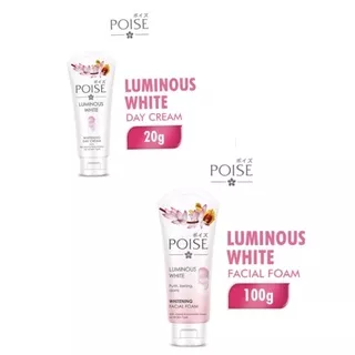 Poise Whitening Day Cream 20g / Poise Facial Foam 100ml