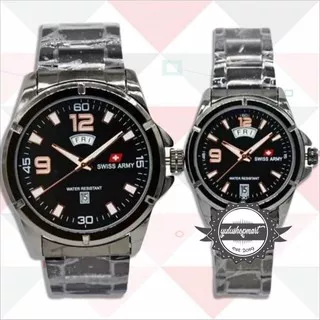 AL41 Rolex 442 Jam Tangan Couple Pasangan Sepasang Tahan Anti Air Keren Unik Murah Original Diskon