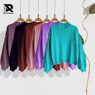 Sweater Cewek Oversize Sweater Rajut Crop Baju Rajut Cewek Baju Rajut Wanita Murah Baju Rajut Knit