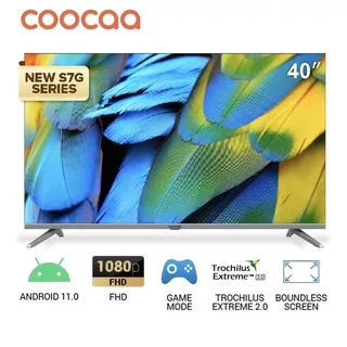 COOCAA LED TV 40 INCH Android 11 Digital TV Coocaa 40S7G