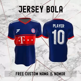 Jersey Bayern Munchen Klub Bola Baju Kaos Custom Nama dan Nomor Punggung - 183
