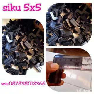 Karet pengaman besi siku 5x5