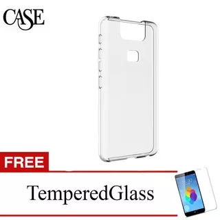 Case for Asus Zenfone 6 - 6Z 2019 - ZS630KL - 6.4 inch - Clear - Gratis Tempered Glass - Ultra Thin