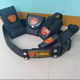 SET KOPEL LINMAS / SARUNG HP LINMAS SARUNG HT LINMAS / SABUK LINMAS