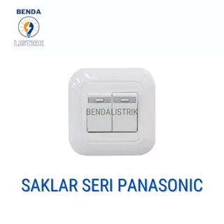 Saklar Seri PANASONIC WEJ78029W+WEJ5531/Ib Seri PANASONIK White