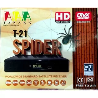 Satellite Receiver Mpeg4HD TANAKA T21 SPIDER FTA