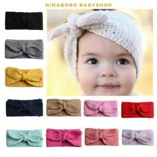 Bandana rajut bayi pita / Baby headband knit
