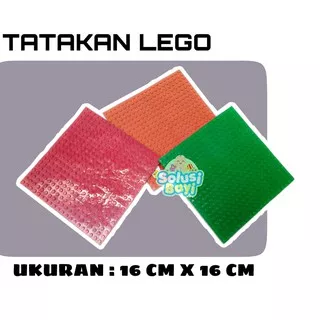 Mainan Edukasi Platebase Tatakan Lego / Alas Lego Blocks 16x16cm