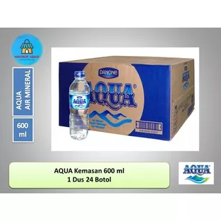 Aqua Air Mineral 600 ml (1dus/24btl) || Makmur Abadi Offcial Store