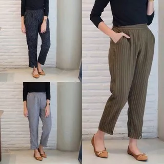 PANTS STRIP BAGGY SALUR/ VARIOUS PANTS / CELANA WANITA KEKINIAN / GEYSA STRADY PANTS