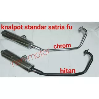 knalpot standar satria fu karbu knalpot full set satria fu