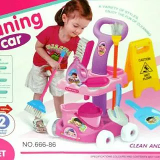 Cleaning car mini cleaning service mainan anak anak