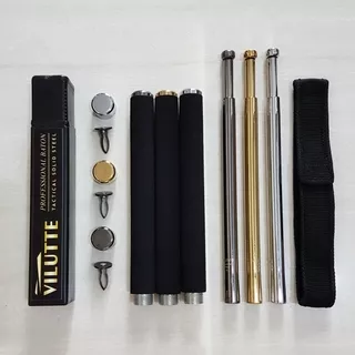 Asli Stick Baton Yrg Baton Stick Yrg Pentungan Tongkat Besi Padat - Hitam