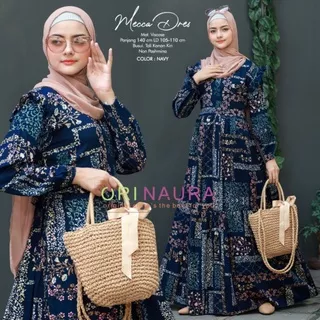 Dress batik/ Gamis batik XL Busui mecca batik by Ori naura