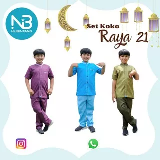 SARIMBIT RAYA 21 ORIGINAL BY NUBINTANG NOURA TOYOBO STAR INCLUDE KOKO DAN CELANA SZ BABY KIDS TEENS