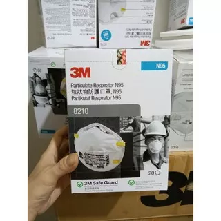 Masker 3M 8210 N95 Original Per Box isi 20 Pcs