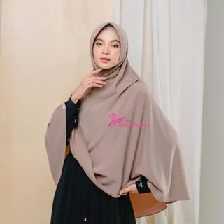 Hijab Kerudung Khimar Gosya Woodrose Syandana (Size L)