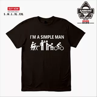 Kaos Baju Sepeda Iam Simple Man Bike Kaos Sport - Karimake
