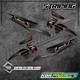 [COD] Stiker SUPRA FIT NEW 2006 striping  SUPRA FIT NEW 2006 motor HONDA motor sticker variasi Racing F-02