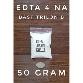 EDTA Teknis EDTA-4Na Vitamin Aki BASF : TRILON-B 50GRAM